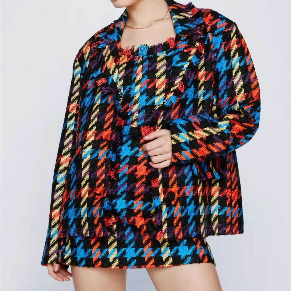 Nasty Gal Boucle Blazer